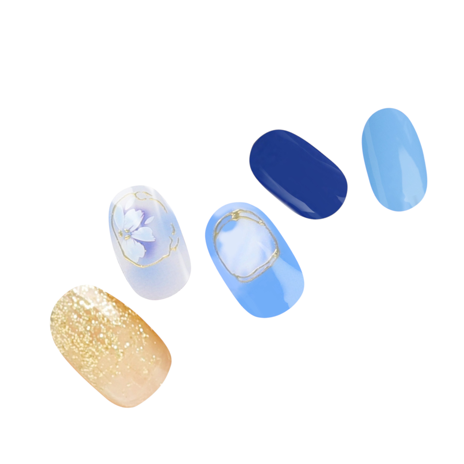 Aversea Mavi Rapsodi Jel Tırnak 20 Adet, 2 Kullanım – AVS104